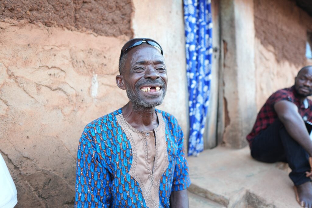 Attidekou Tossodo after cataract surgery in rural Togo