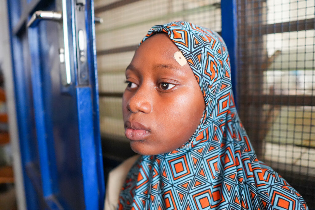 Zakan waiting during Sight.org cataract surgery outreach