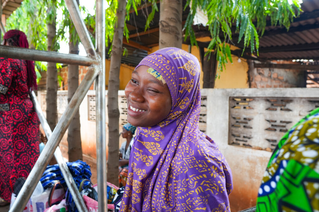 Zakan smiling after cataract surgery through Sight.org outreach in Togo