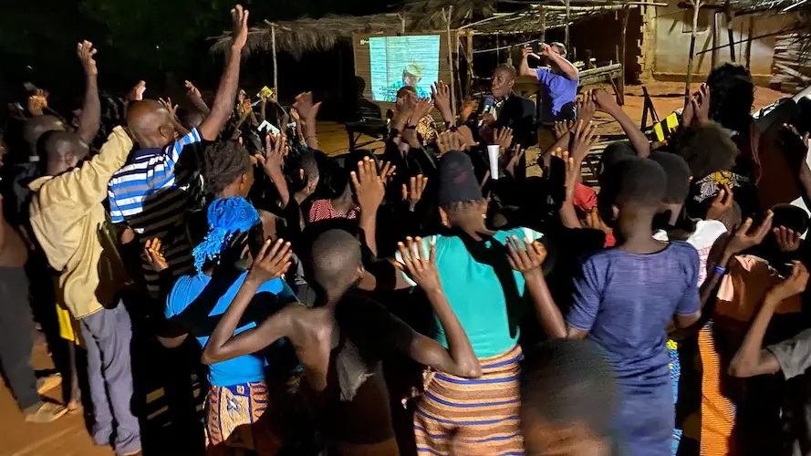 African village being led in worship by the Sight.org team African village being led in worship by the Sight.org team