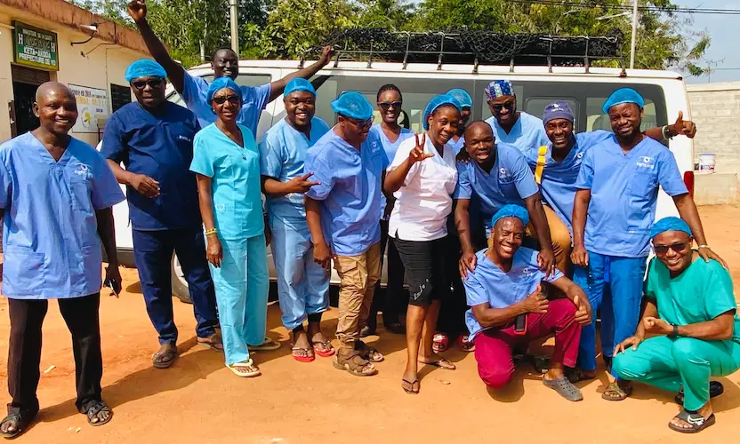 Sight.org team in Togo, Africa